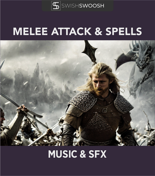 Melee Attack & Magic Spells Sound Effects and Music Pack