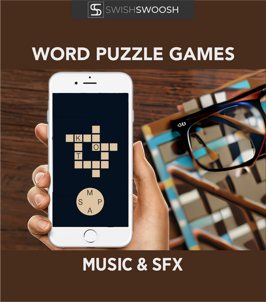 Word Puzzle Games Sound Effects and Music Pack