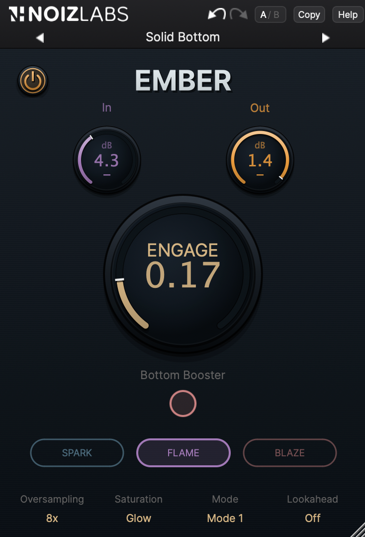 EMBER: Instant Saturation & Transient Punch