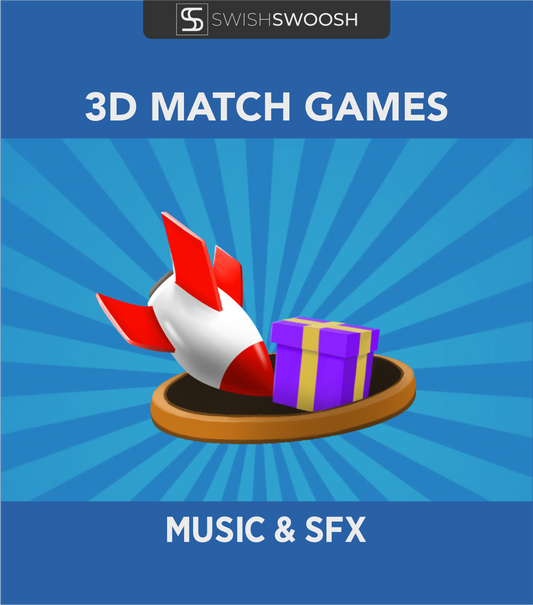 3D Match Games Sound Effects and Music Pack